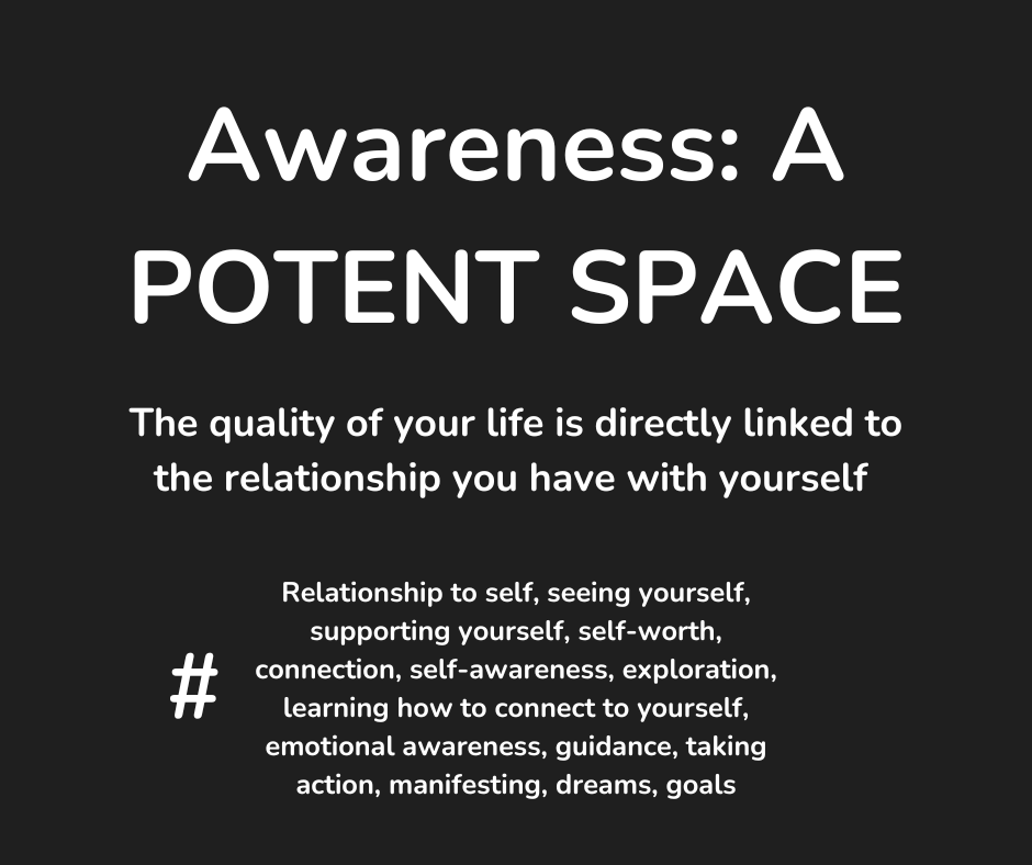 Awareness: A POTENT&nbsp;SPACE