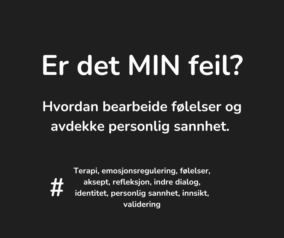 Er det MIN&nbsp;feil?