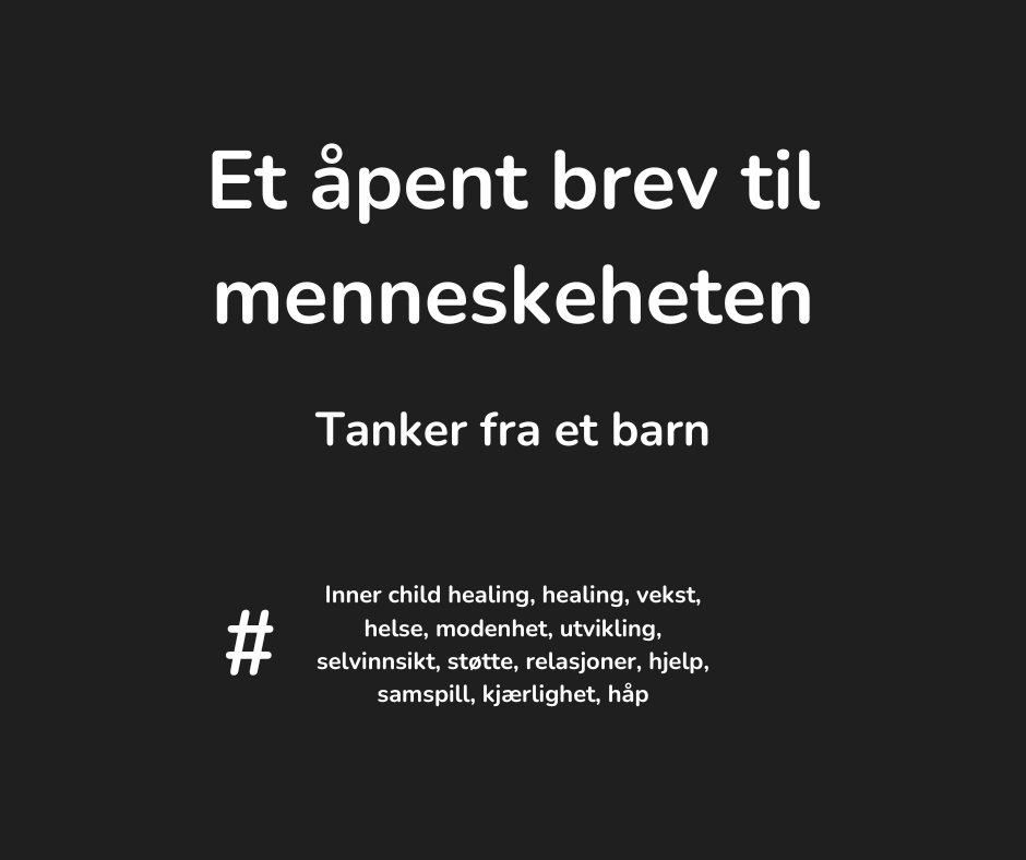 Naivt (?) og vakkert: et åpent brev til&nbsp;menneskeheten